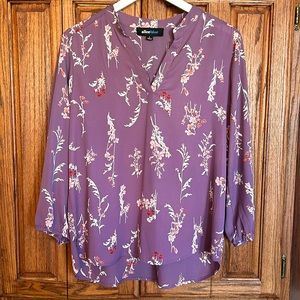 Alice Blue Top, Large, Purple